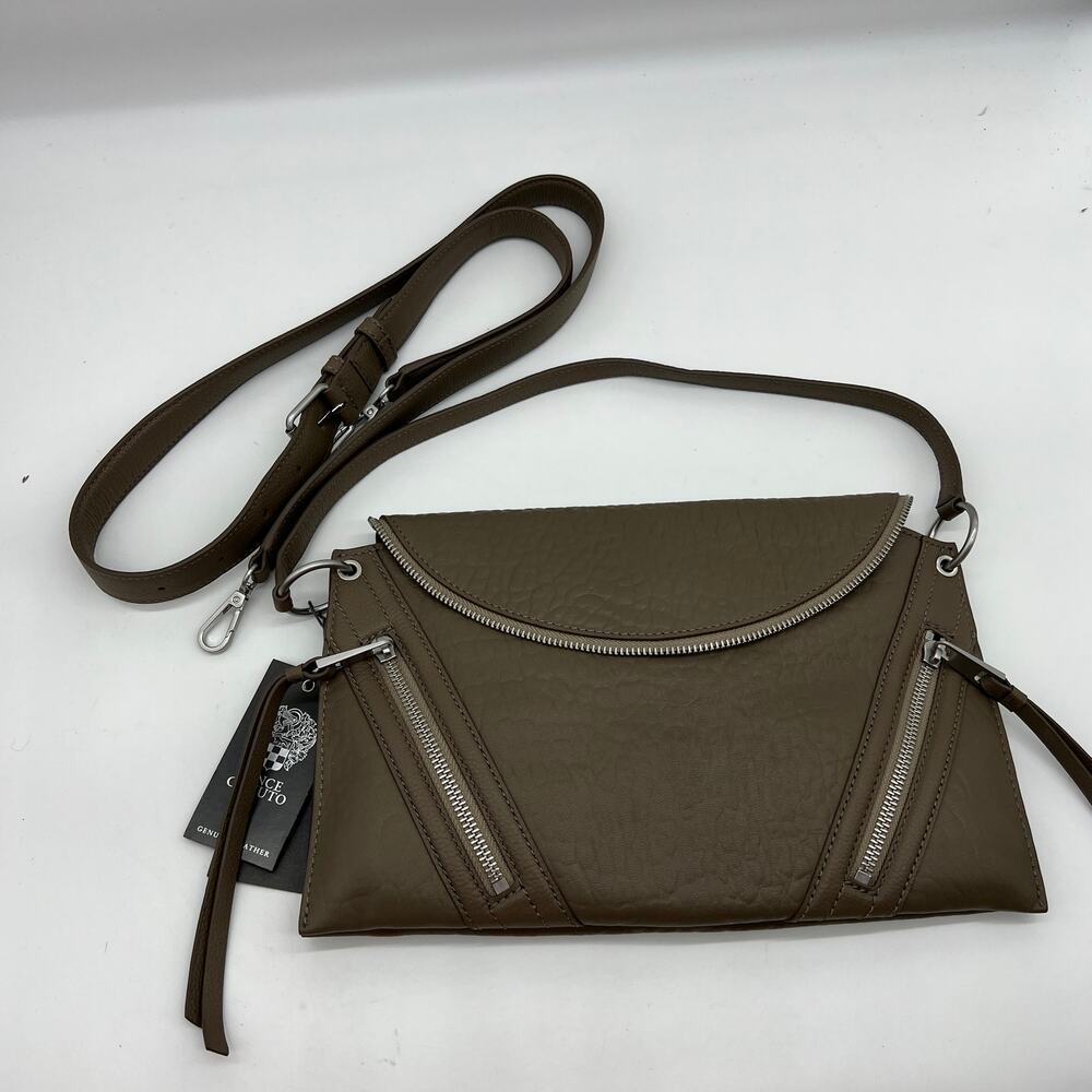 Vince Camuto Bubble Lamb Leather Wayhn Crossbody Bags Morel